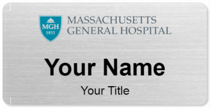Custom name badges for Massachusetts General Hospital