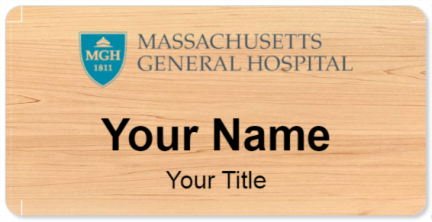 Custom name badges for Massachusetts General Hospital