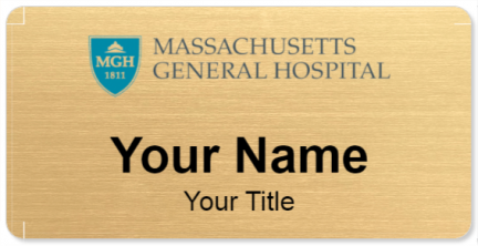 Custom name badges for Massachusetts General Hospital