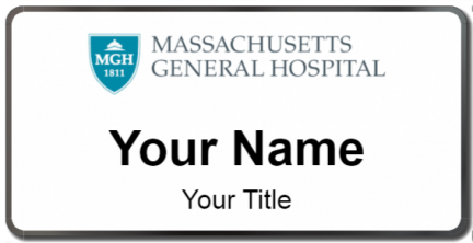 Custom name badges for Massachusetts General Hospital