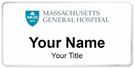 Custom name badges for Massachusetts General Hospital