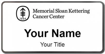 Custom name badges for Memorial Sloan Kettering Cancer Center