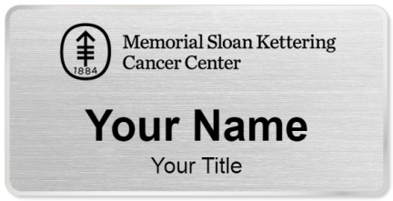 Custom name badges for Memorial Sloan Kettering Cancer Center