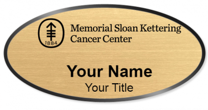 Custom name badges for Memorial Sloan Kettering Cancer Center