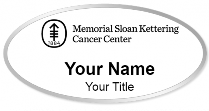 Custom name badges for Memorial Sloan Kettering Cancer Center