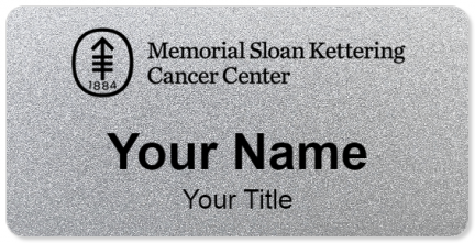Custom name badges for Memorial Sloan Kettering Cancer Center
