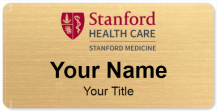 Custom name badges for Stanford Health Care Stanford Hospital