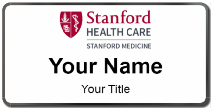 Custom name badges for Stanford Health Care Stanford Hospital