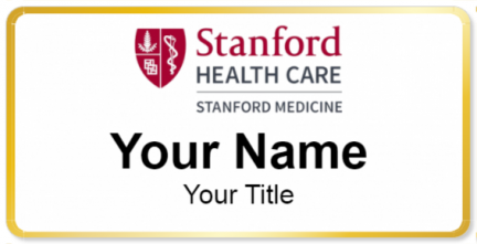 Custom name badges for Stanford Health Care Stanford Hospital