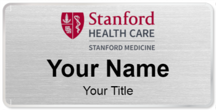 Custom name badges for Stanford Health Care Stanford Hospital