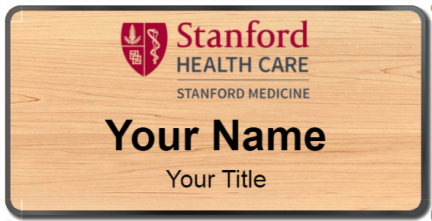 Custom name badges for Stanford Health Care Stanford Hospital