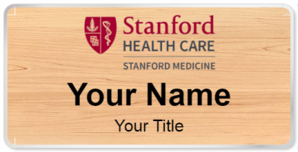 Custom name badges for Stanford Health Care Stanford Hospital