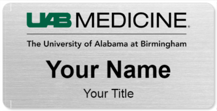 Custom name badges for University of Alabama Hospital at Birmingham