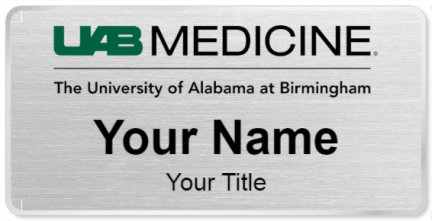 Custom name badges for University of Alabama Hospital at Birmingham