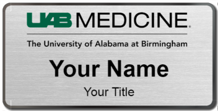 Custom name badges for University of Alabama Hospital at Birmingham