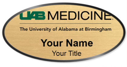 Custom name badges for University of Alabama Hospital at Birmingham