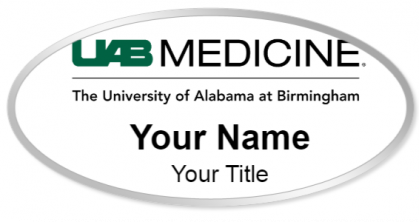 Custom name badges for University of Alabama Hospital at Birmingham