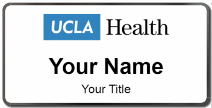 Custom name badges for UCLA Medical Center