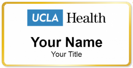 Custom name badges for UCLA Medical Center