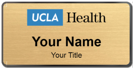 Custom name badges for UCLA Medical Center