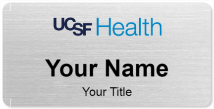 Custom name badges for UCSF Medical Center