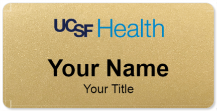 Custom name badges for UCSF Medical Center