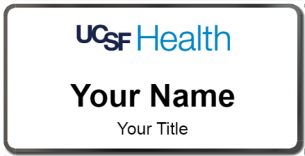 Custom name badges for UCSF Medical Center