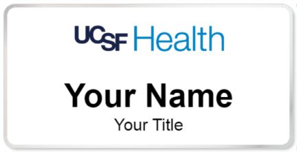 Custom name badges for UCSF Medical Center