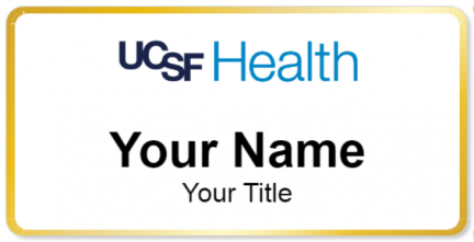 Custom name badges for UCSF Medical Center