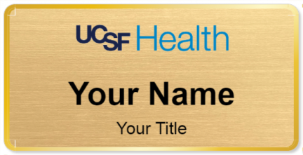 Custom name badges for UCSF Medical Center