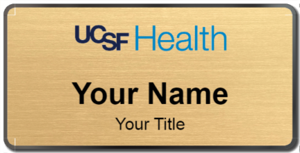 Custom name badges for UCSF Medical Center