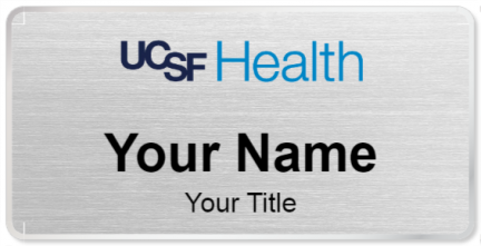 Custom name badges for UCSF Medical Center