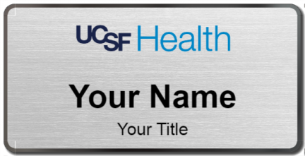 Custom name badges for UCSF Medical Center