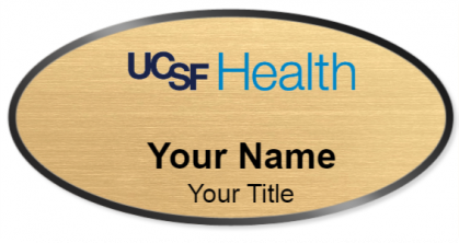 Custom name badges for UCSF Medical Center
