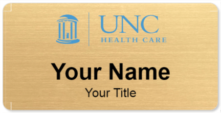 Custom name badges for University of North Carolina Hospitals