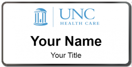 Custom name badges for University of North Carolina Hospitals