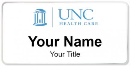 Custom name badges for University of North Carolina Hospitals