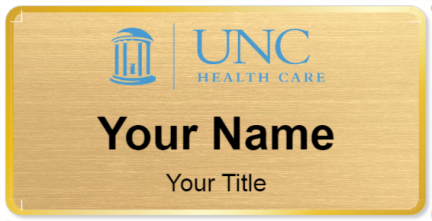 Custom name badges for University of North Carolina Hospitals