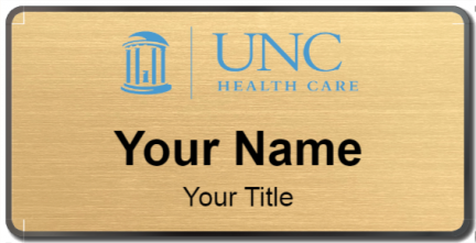 Custom name badges for University of North Carolina Hospitals