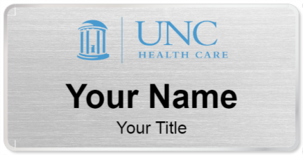 Custom name badges for University of North Carolina Hospitals