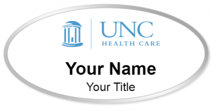 Custom name badges for University of North Carolina Hospitals