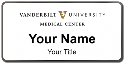 Custom name badges for Vanderbilt University Medical Center