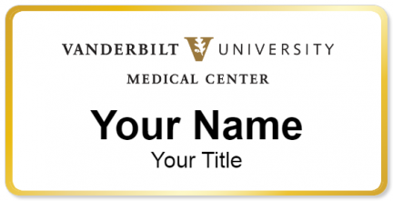Custom name badges for Vanderbilt University Medical Center