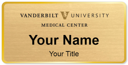 Custom name badges for Vanderbilt University Medical Center