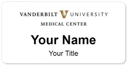 Custom name badges for Vanderbilt University Medical Center