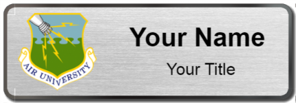 Custom name badges for Air University
