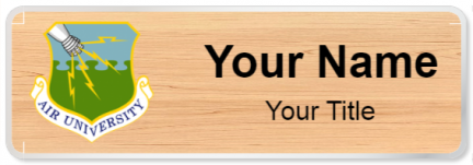 Custom name badges for Air University