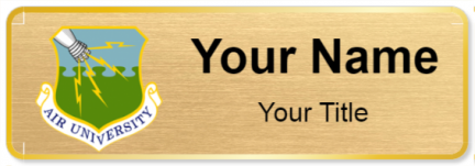 Custom name badges for Air University