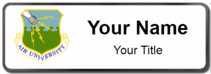Custom name badges for Air University