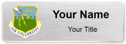 Custom name badges for Air University